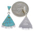 Southwestern Turquoise And Silver Earrings PX32138